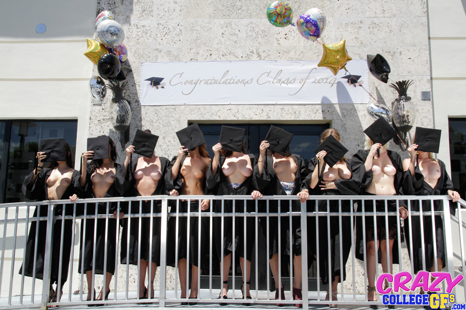 A Boob-filled Graduation Day!
