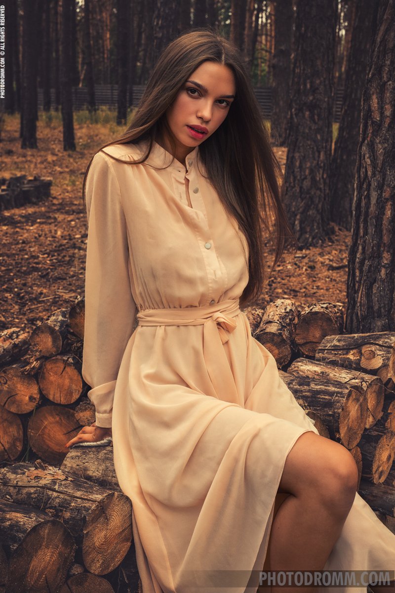 Alina Drops Her Dress in the Woods