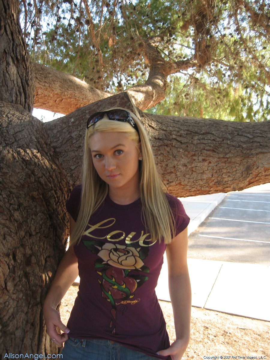 Alison Angel in a Tree