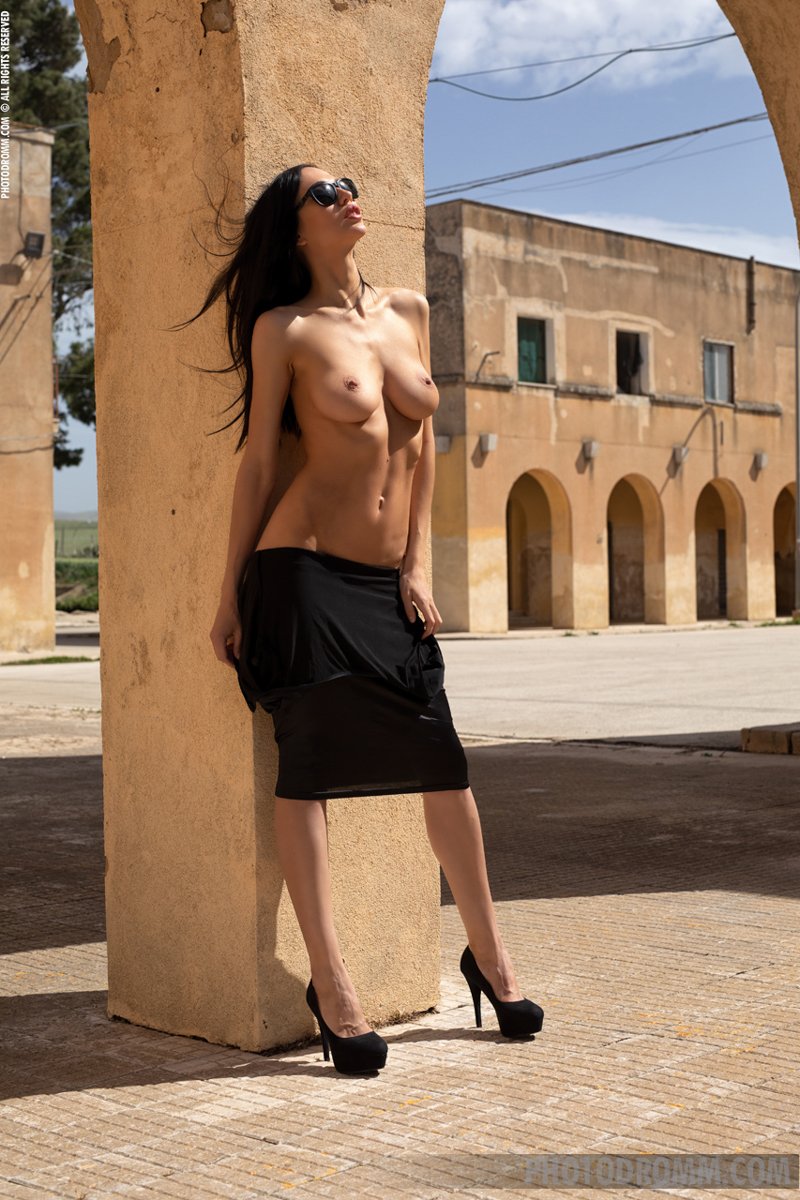 Anastasya in a Ghost Town