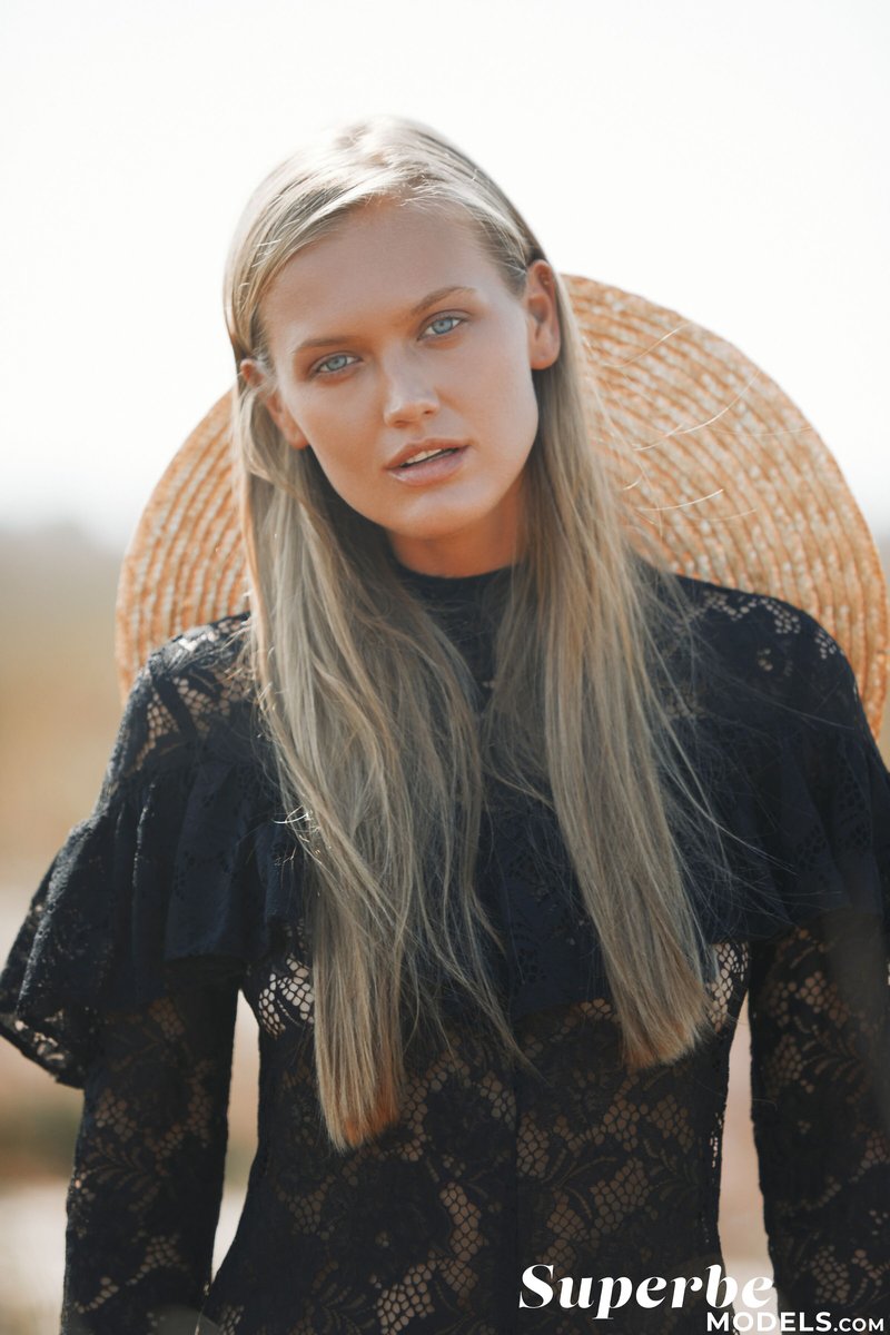 Dasha Elin in a Big Hat