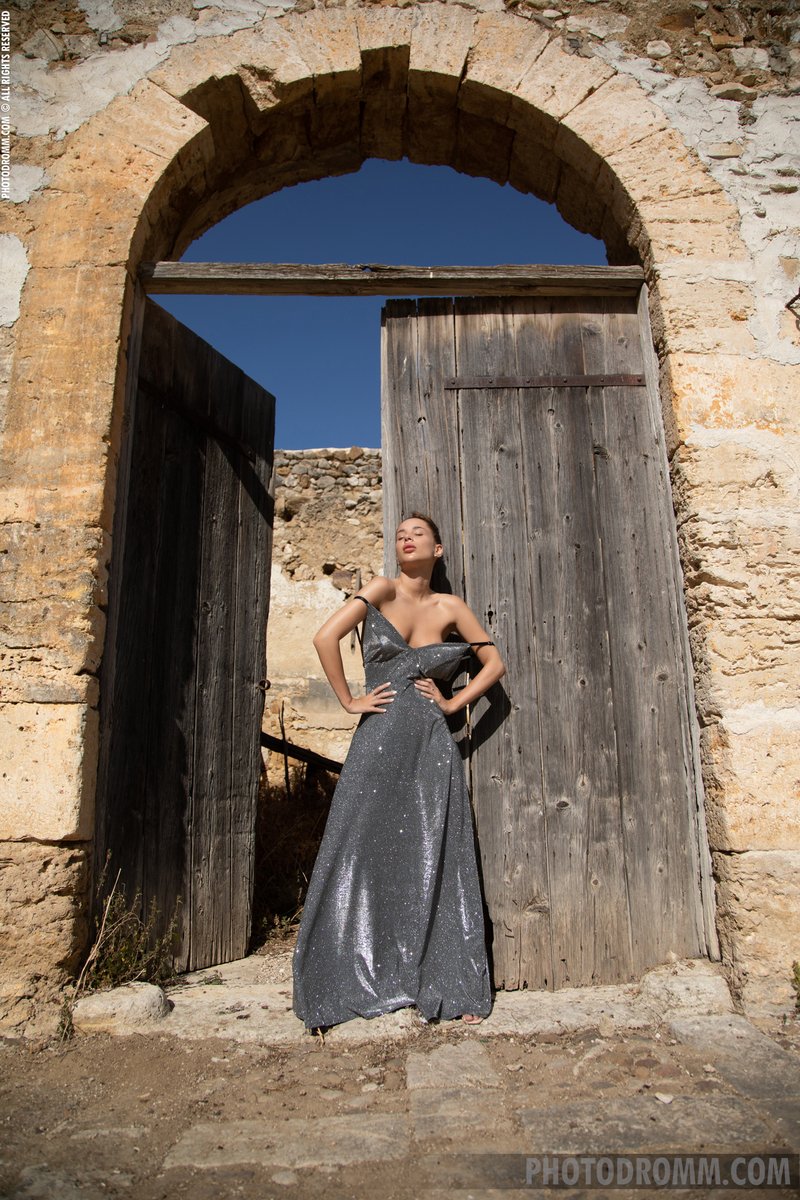 Georgina in and Out of a Dress