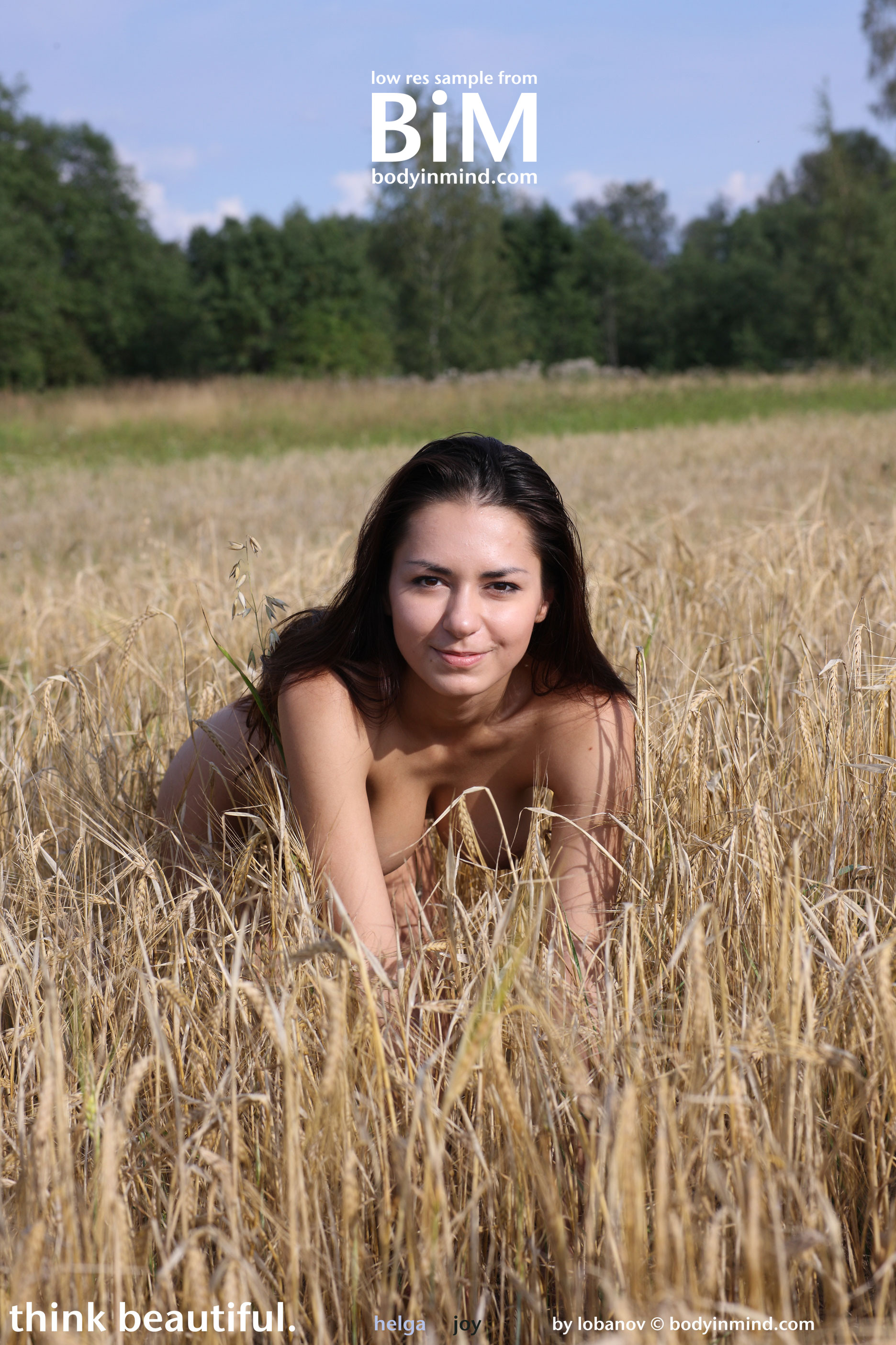 Helga Nude in the Field