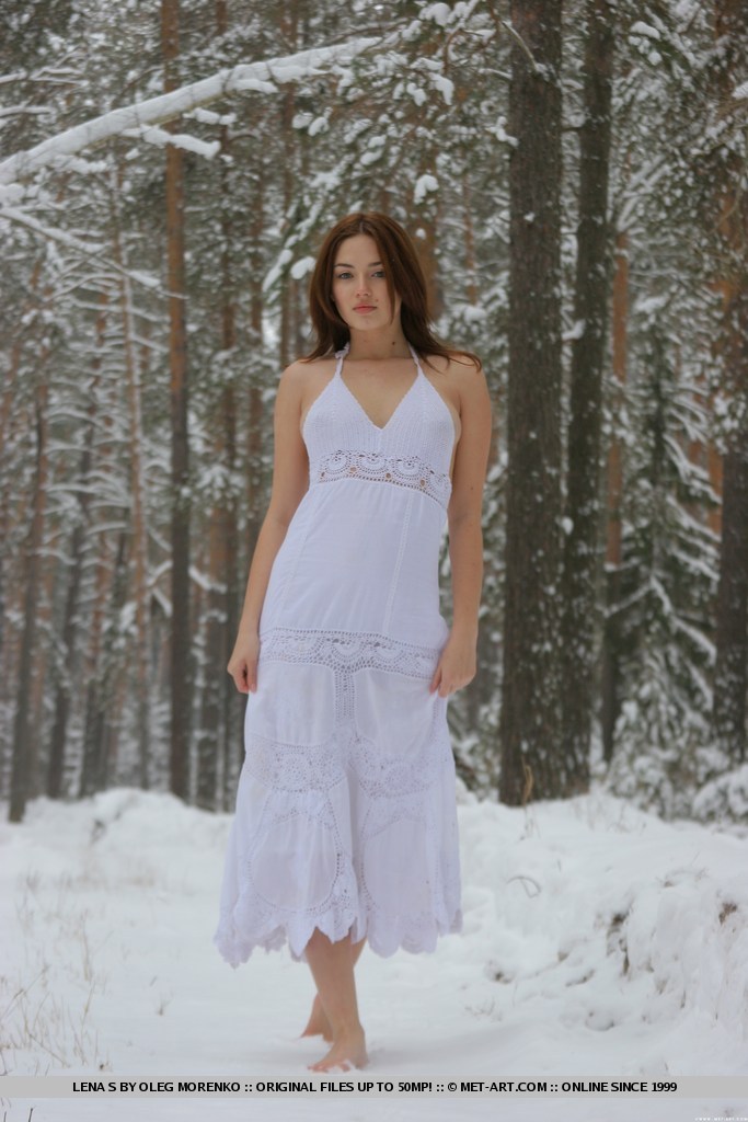 Hot Lena S in the Snow