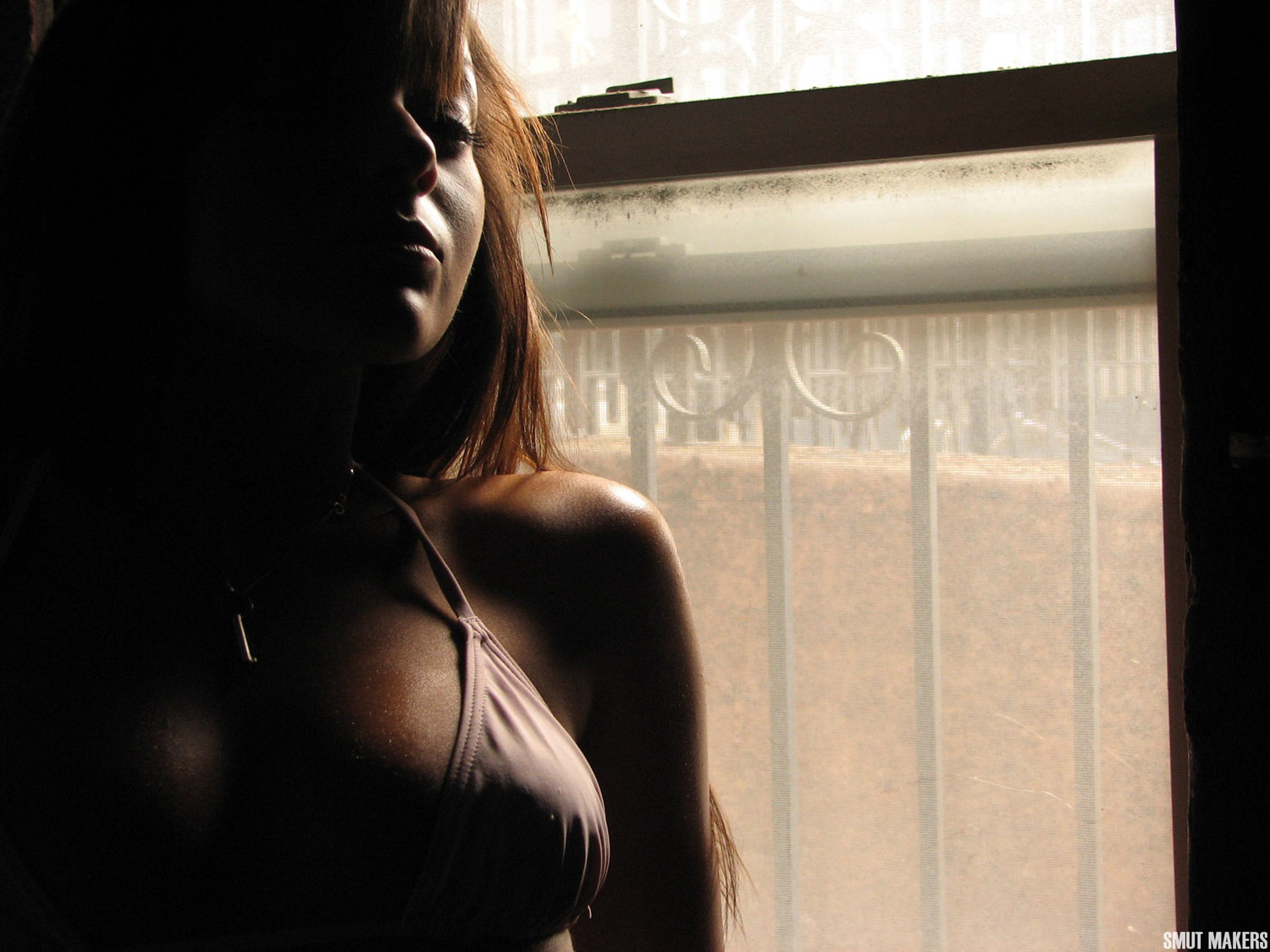Ivy Black Topless in the Boiler Room