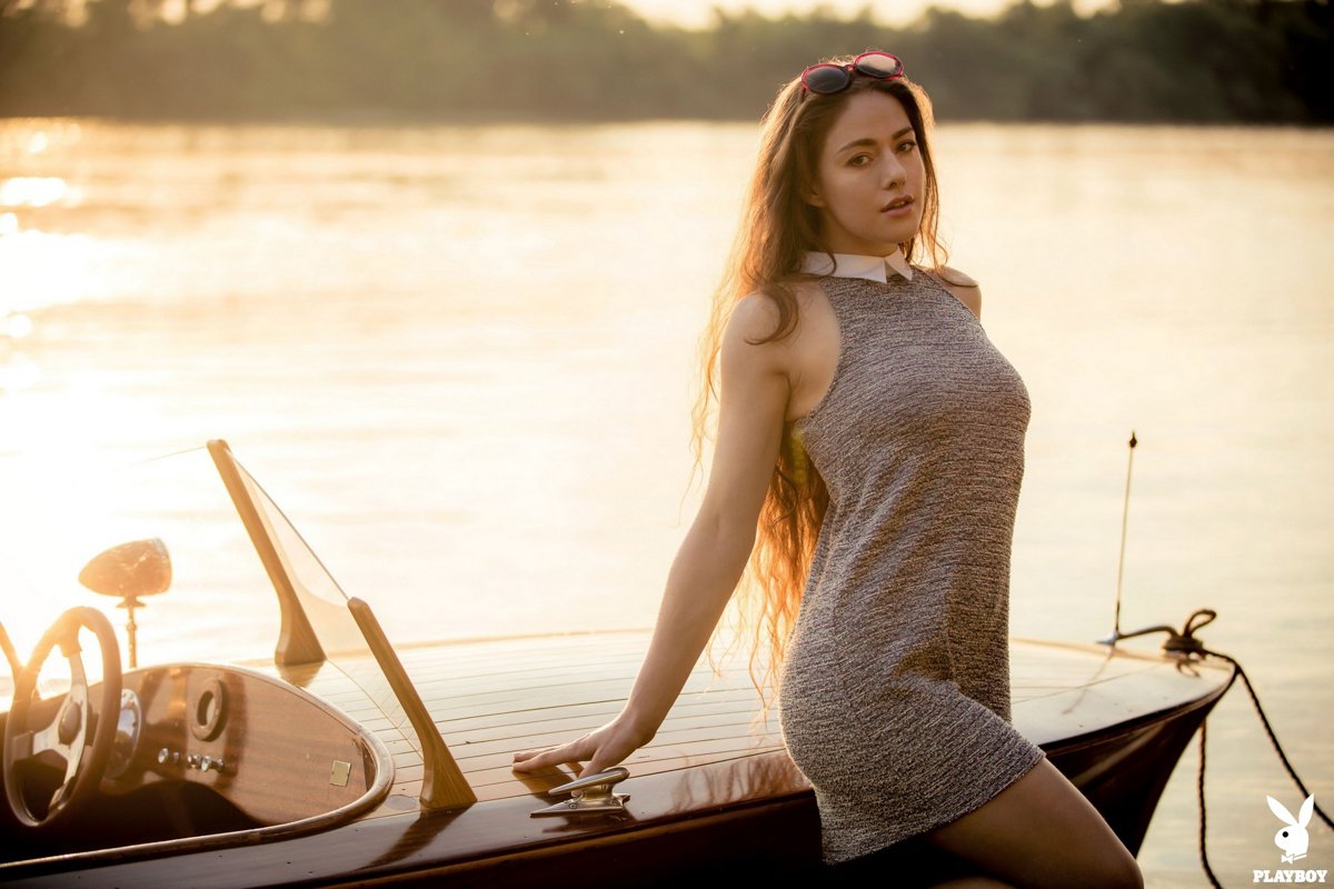 Joy Draiki and Her Speedboat