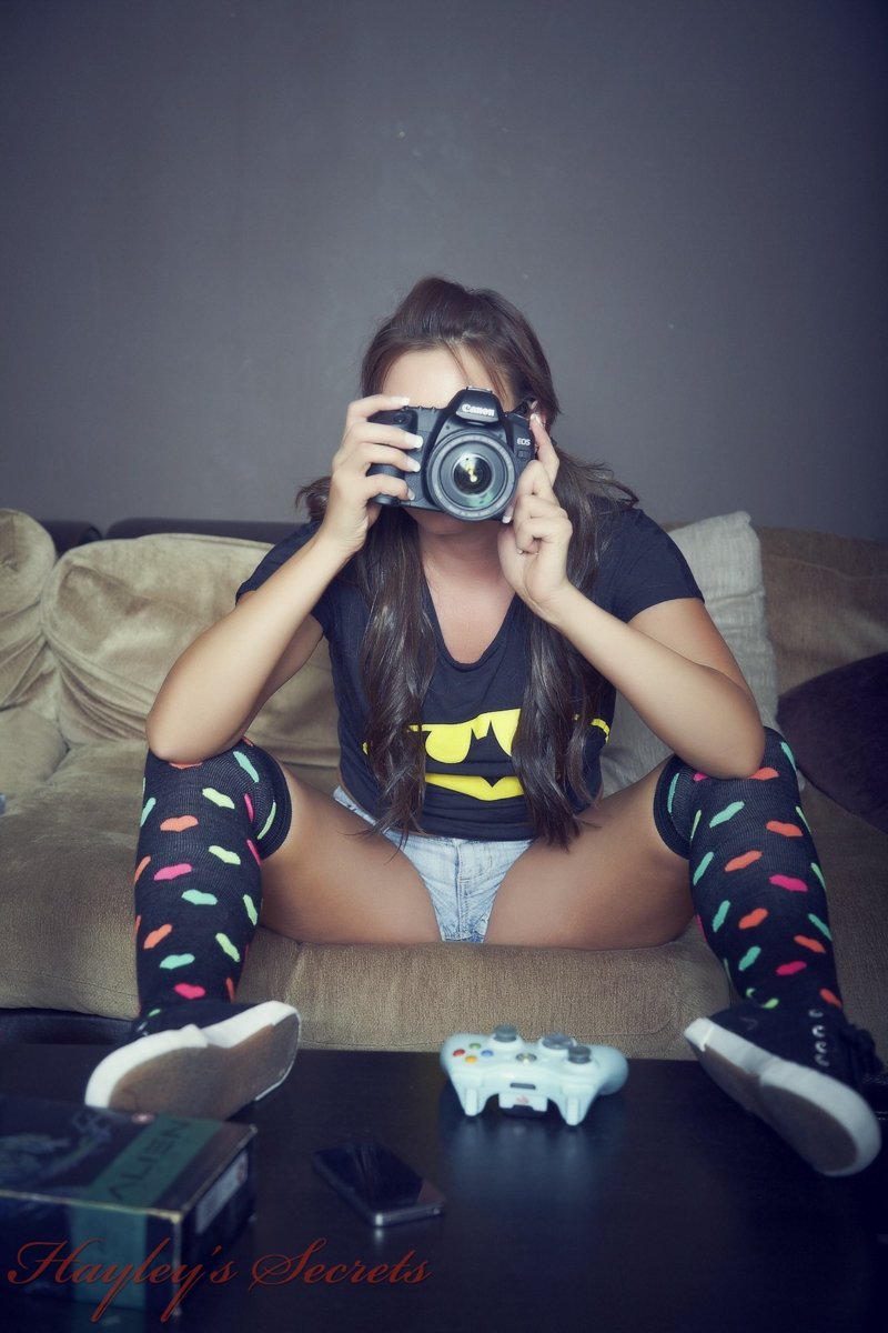 Kat Dee Trying a New Camera