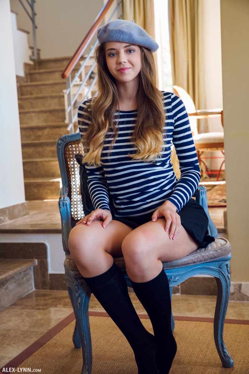 Kay J in a Cute Beret