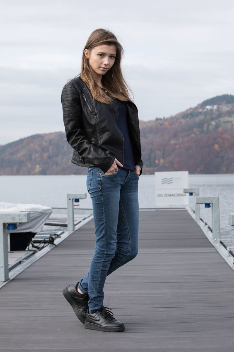 Mila Sheds Her Clothes Outside