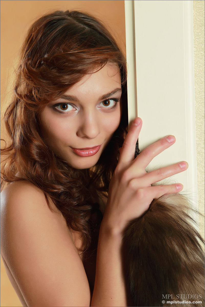 Nude Karmen in the Doorway