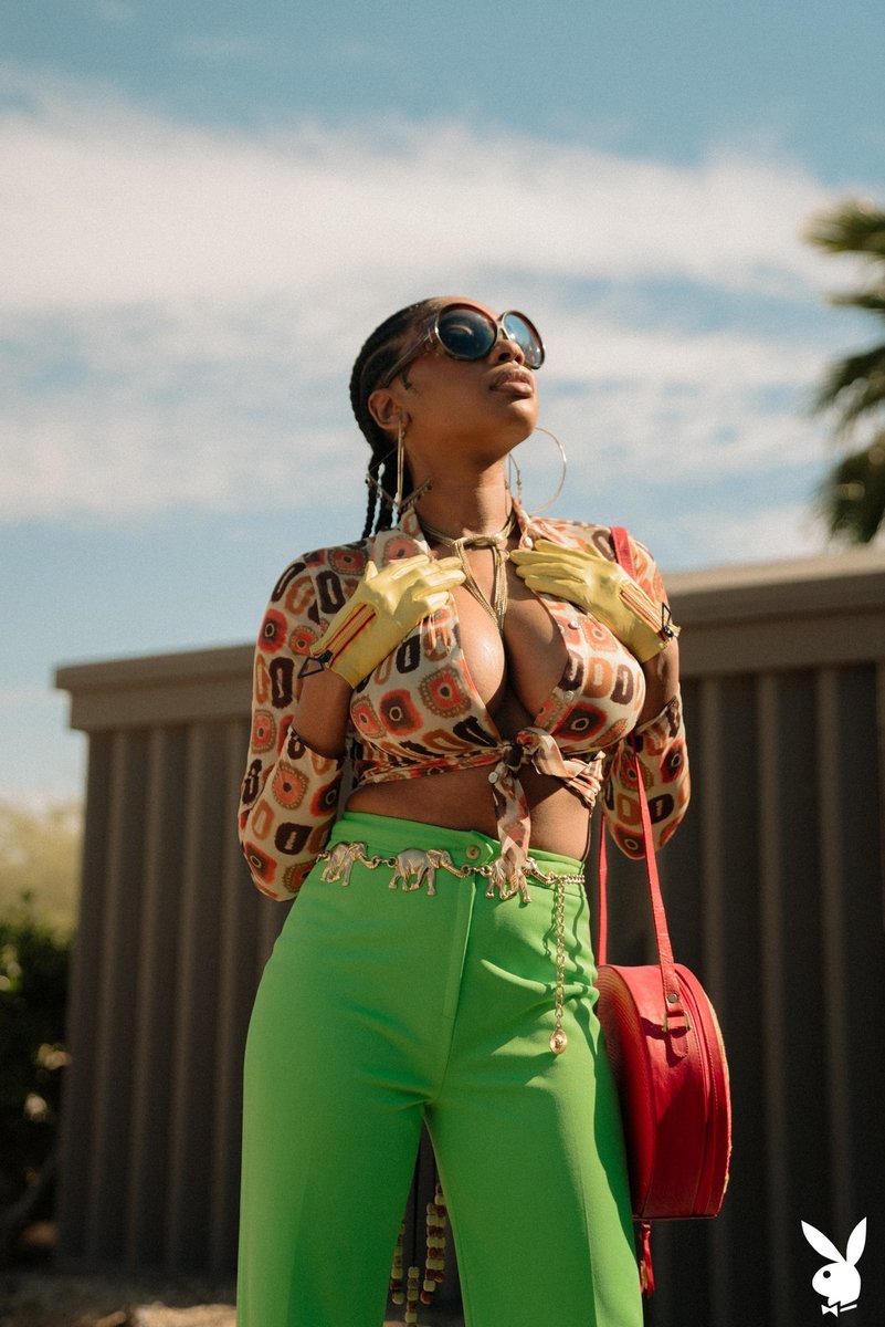 Nyla in a Tied Shirt