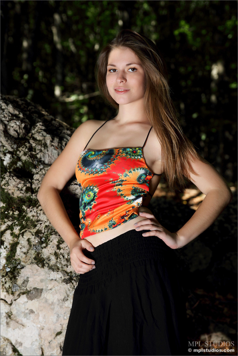 Olesya Strips in the Woods
