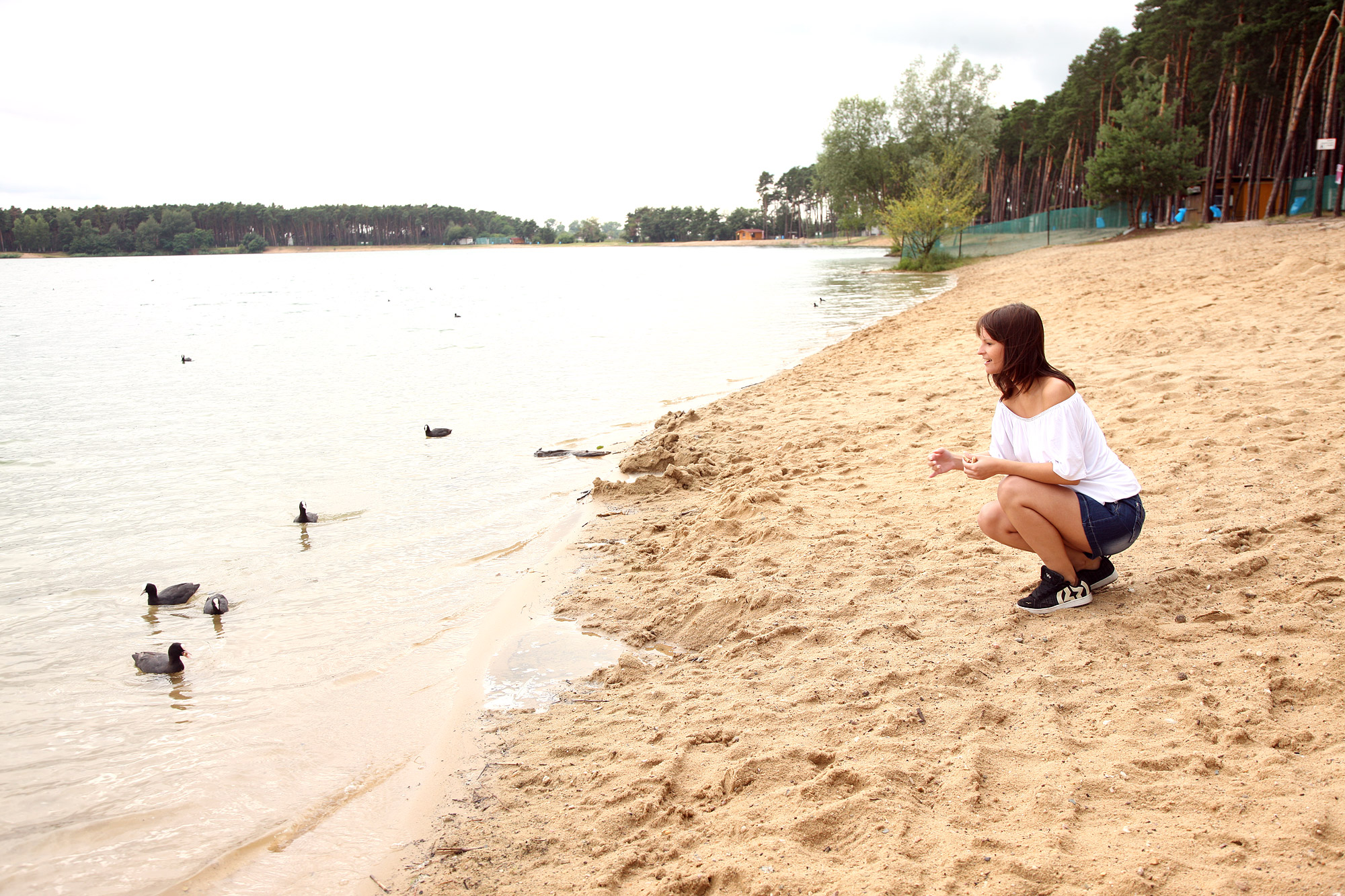 Rita Peach Strips at the Lake