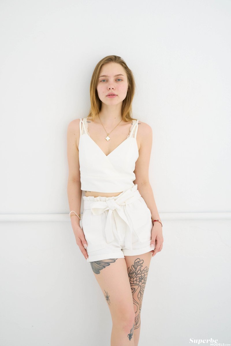 Scarlet In All White