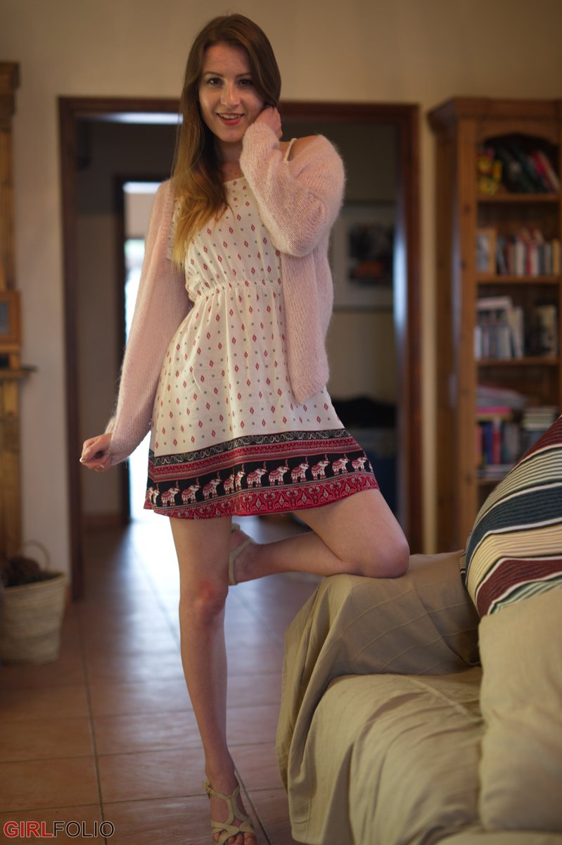 Scarlot Rose Naked on the Couch
