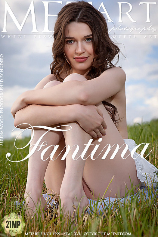 Serena Woods Strips in a Field