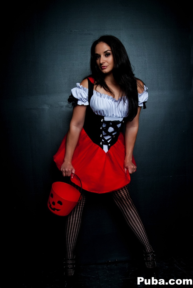 Sheena is a Sexy Red Riding Hood