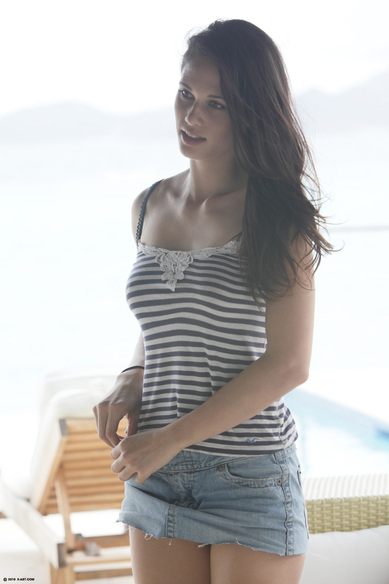 Tiffany Strips on a Couch