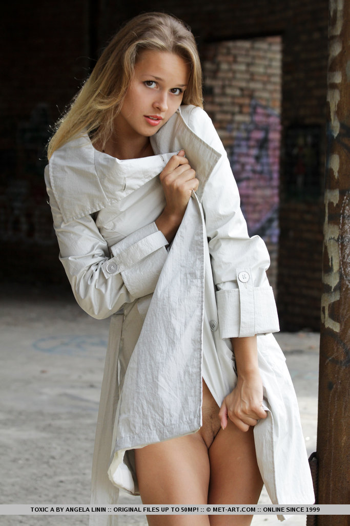 Toxic A Opens her Trench Coat