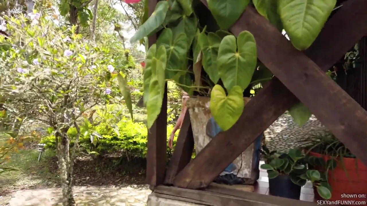 Abril Walking Outside