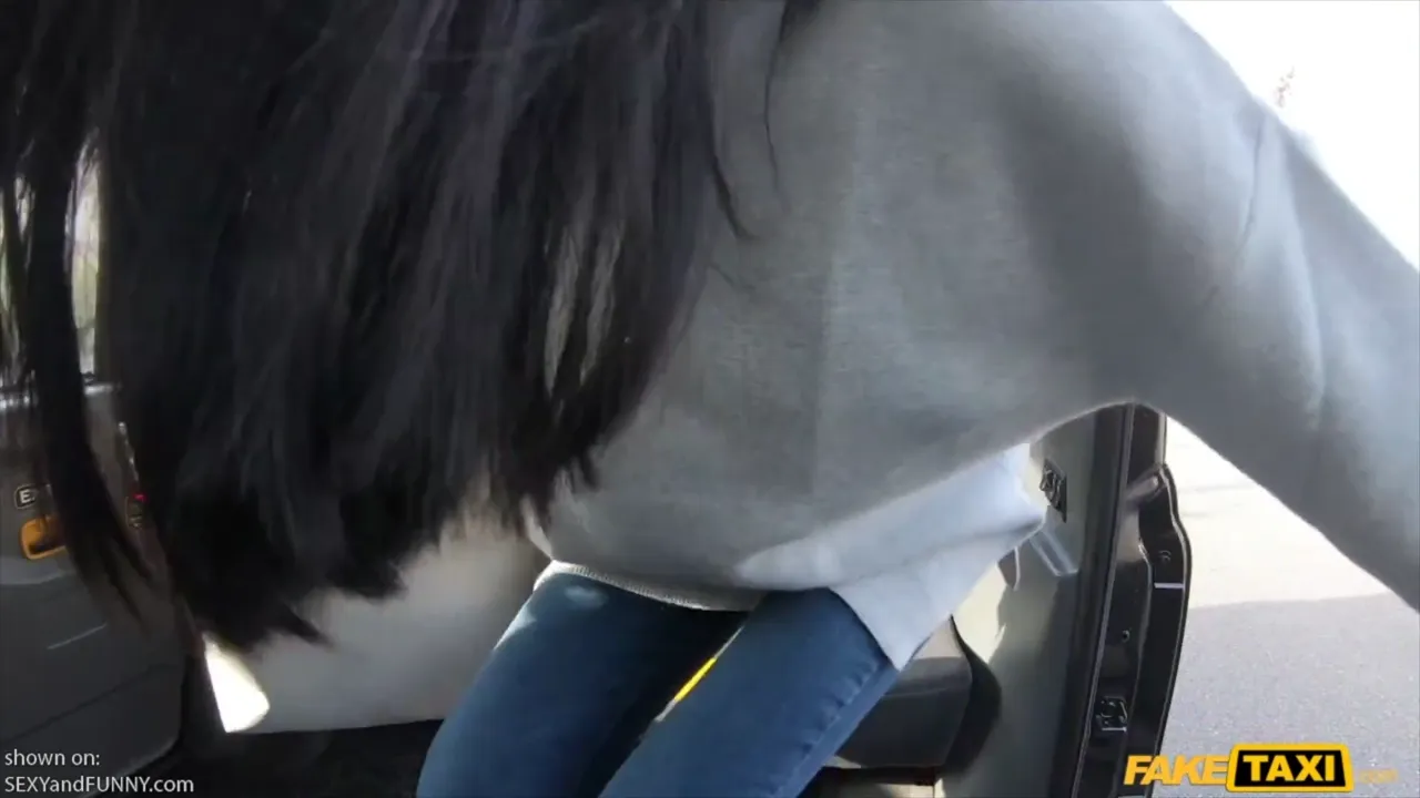 Alyssa Changing in a Taxi