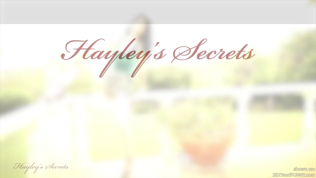 Amelia with an Outside Striptease