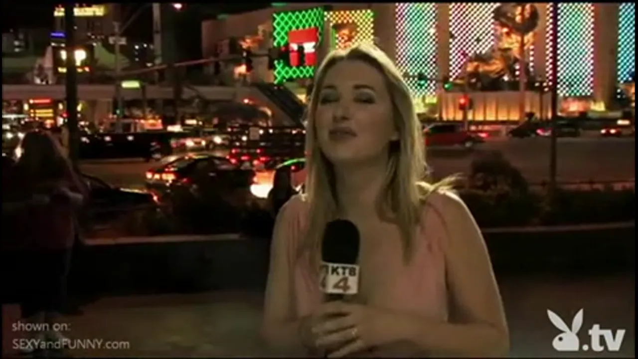 Andrea’s Boob Falls Out While Interviewing People on the Street