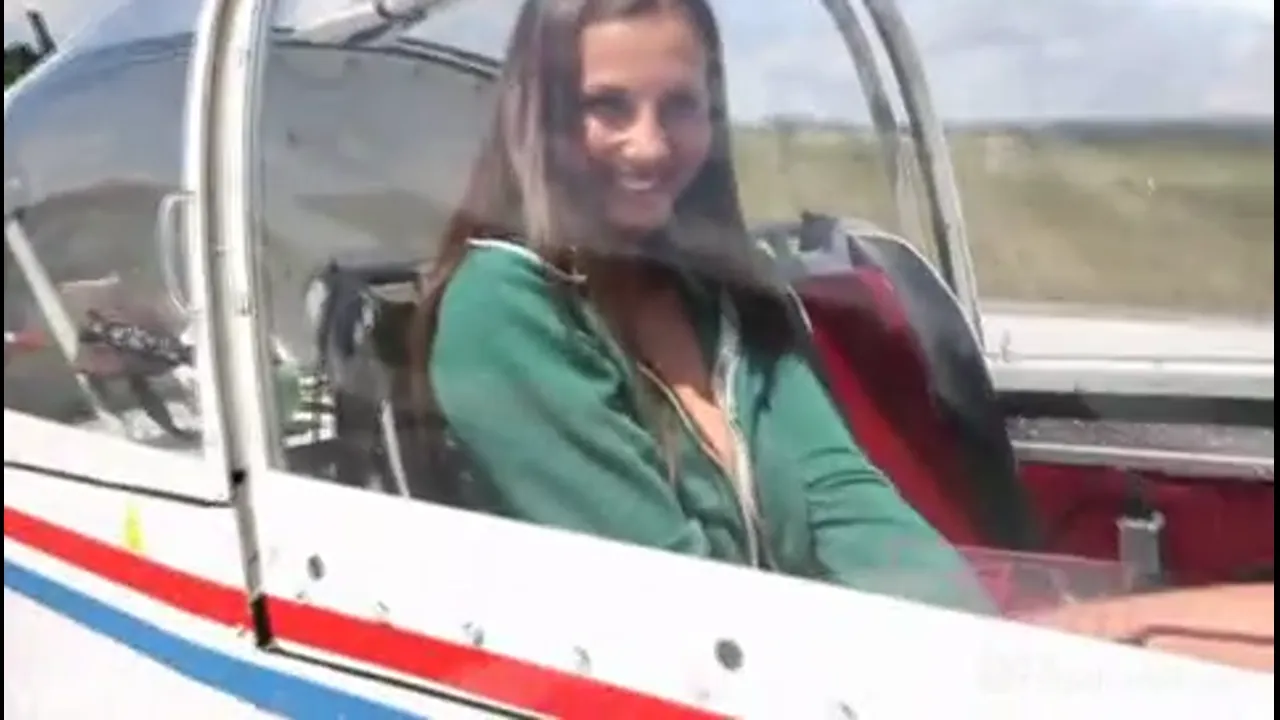 Behind the Scenes of Connie’s Naked in a Plane Shoot