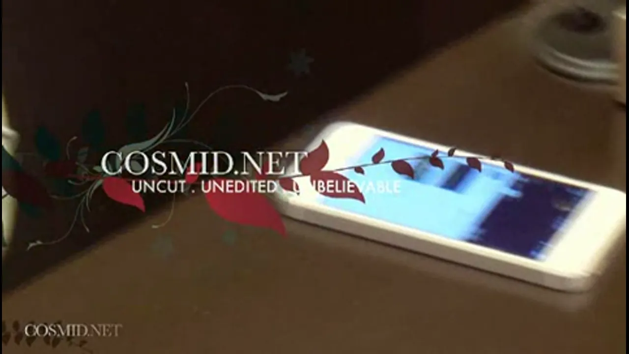 Bored Kristel Strips at her Desk