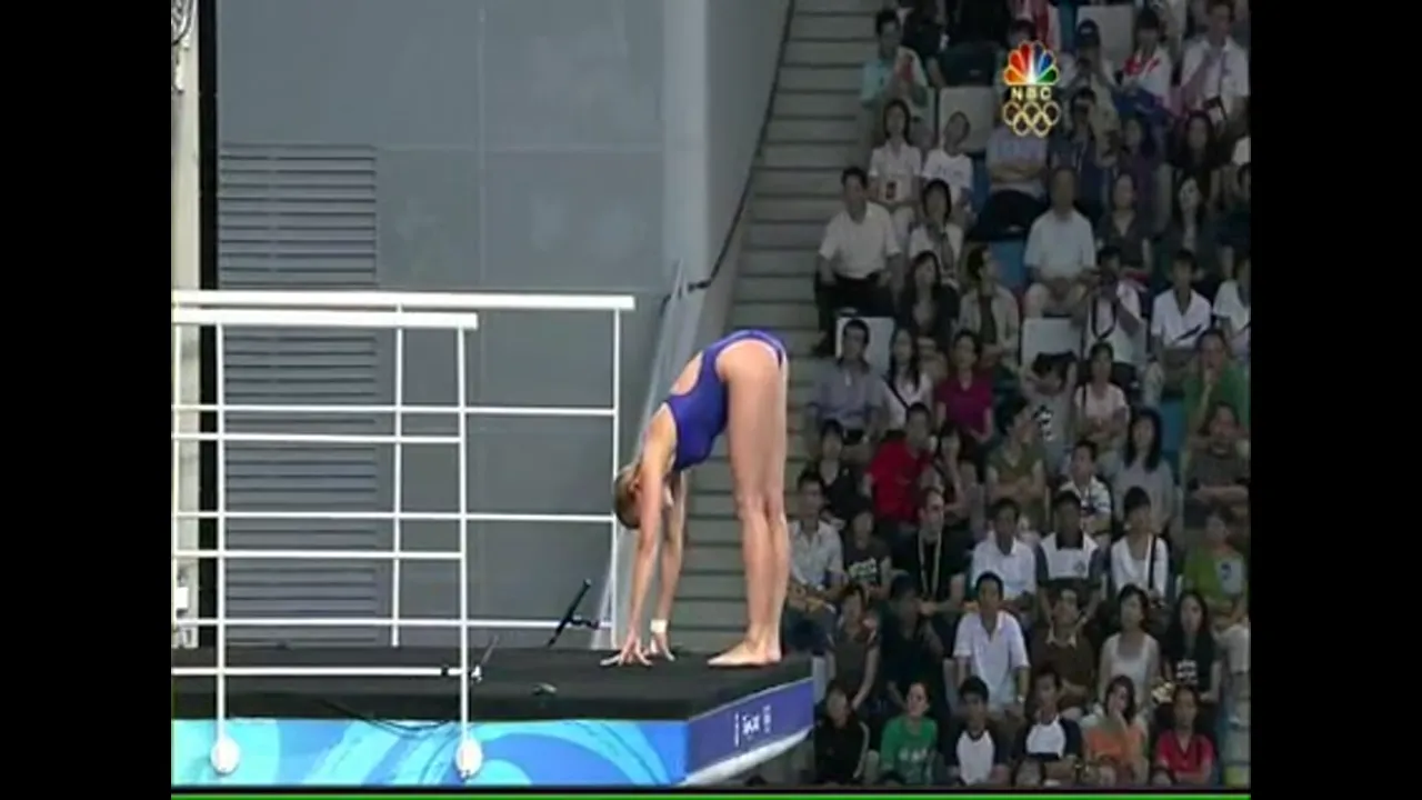 Canadian Diver Nipple Slip
