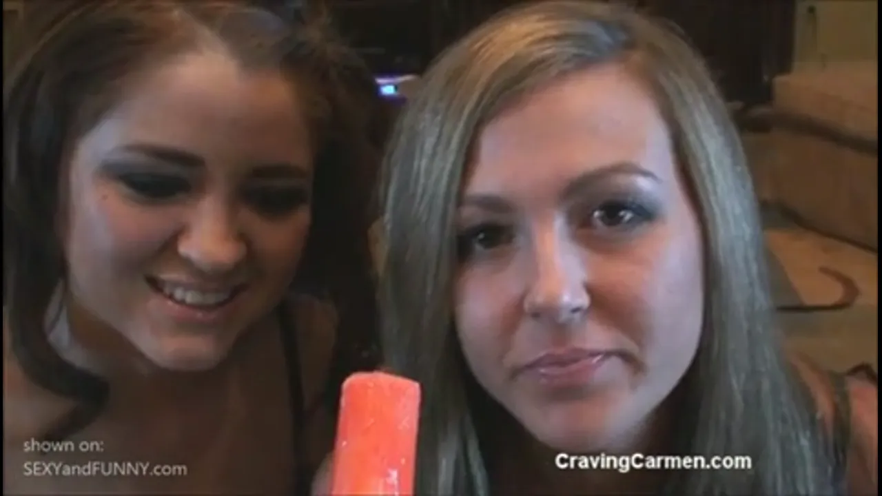 Carmen and Jeska's Popsicle Blowjob Outtakes