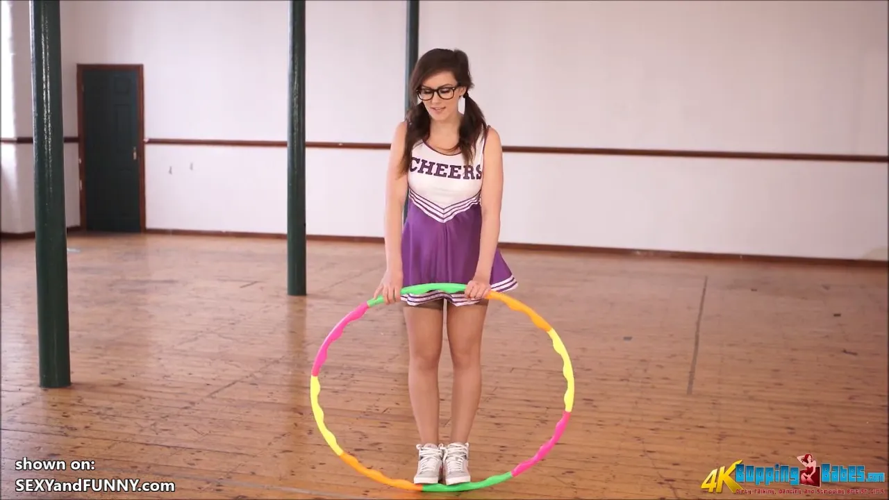 Cheerleader Charlie’s Strip Hula Hoop Routine