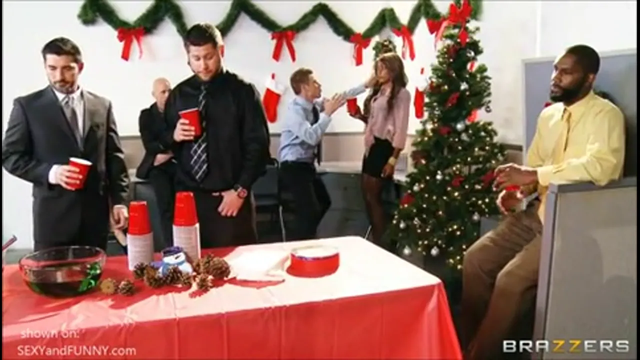 Christmas Party Crasher Creates Chaos