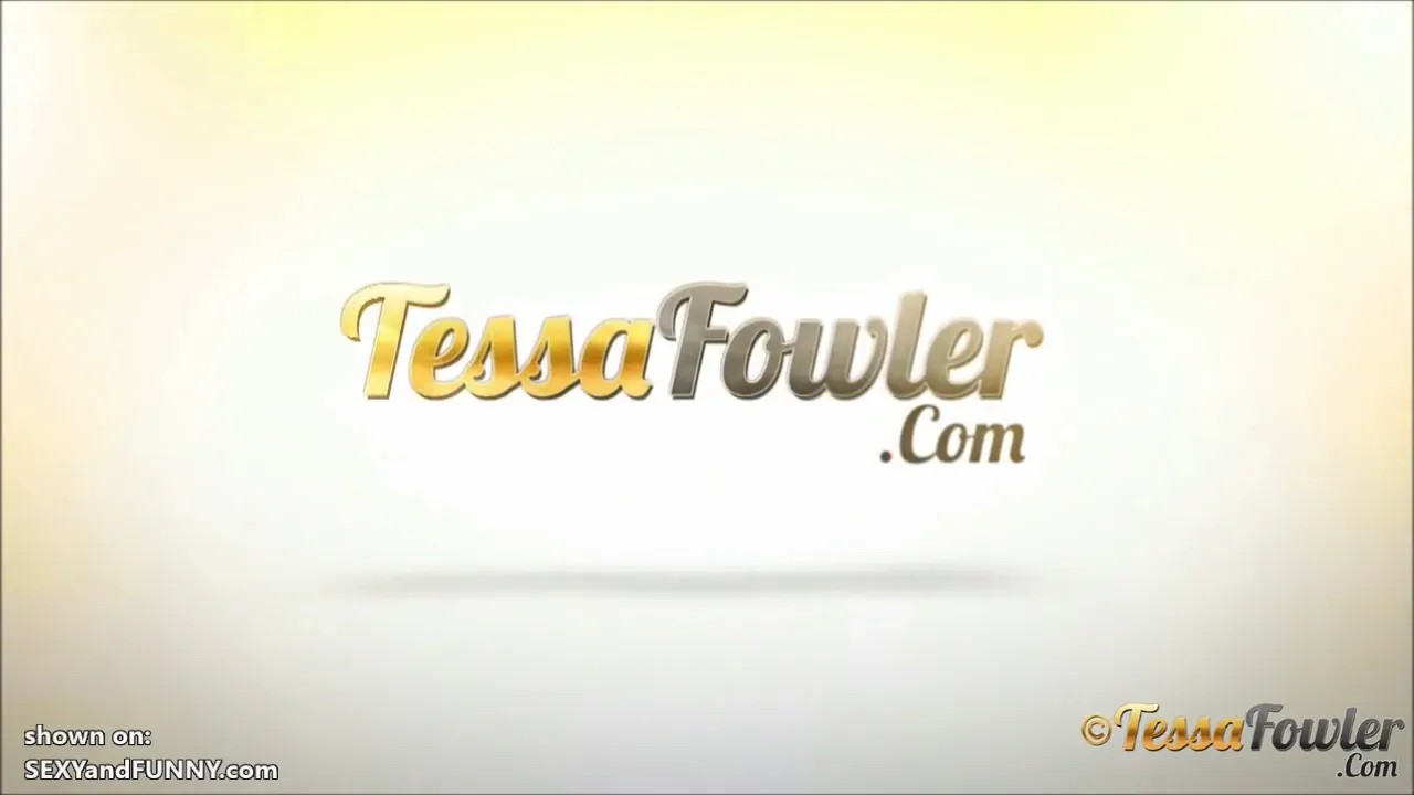 Close Up of Tessa Fowler Oiling and Bouncing her Amazing Breasts