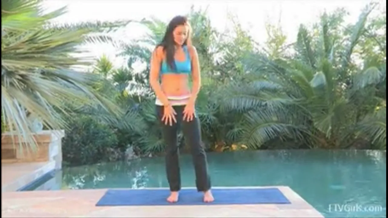 Completely Nude Yoga Session