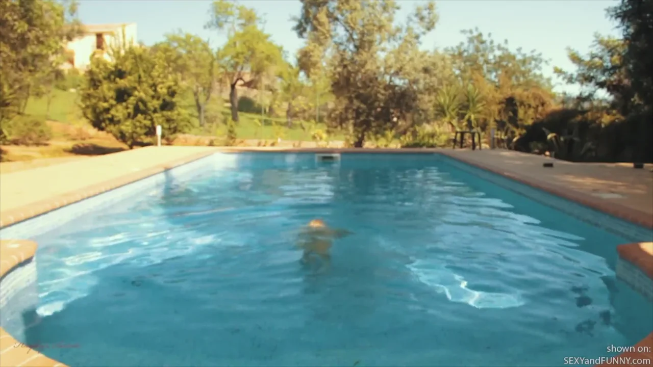 Emma Lou Swimming Alone
