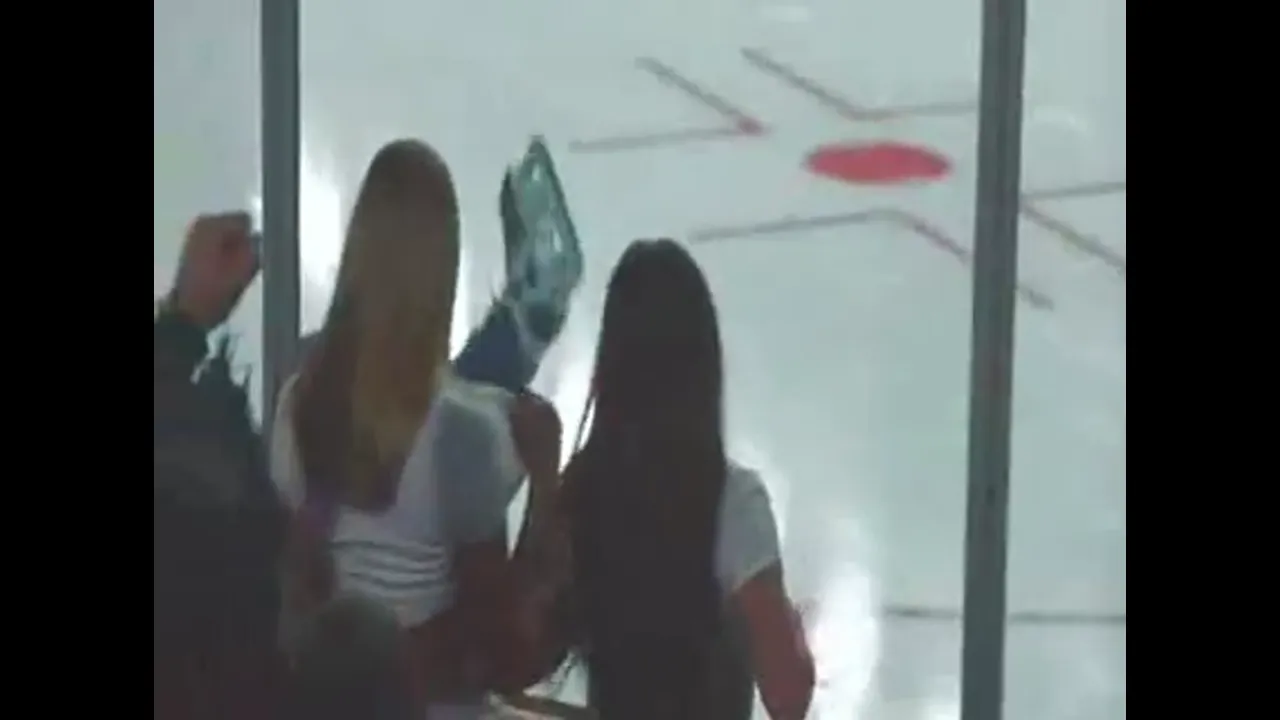 Flashing at the Ice Hockey