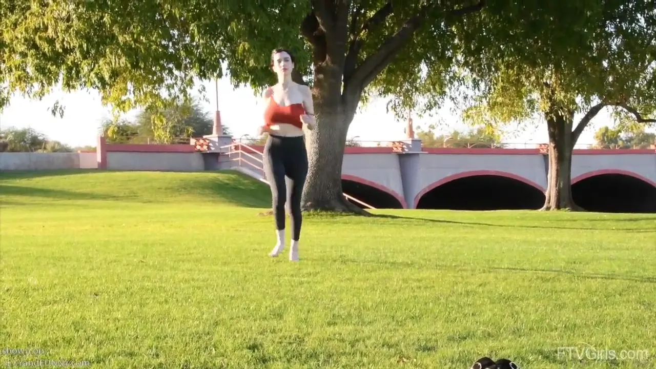 Giulia’s Topless Golf Course Fun