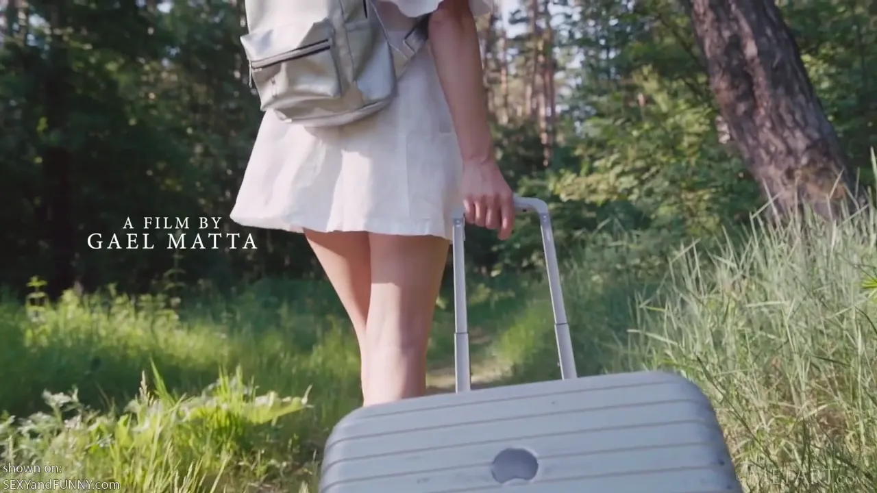 Gloria Sol Naked in the Woods