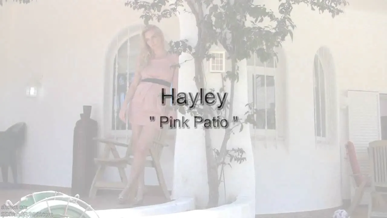 Hayley Marie Posing Nude on the Porch