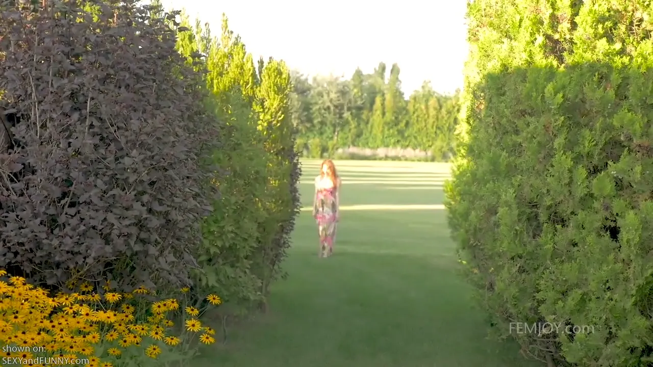 Heidi Picking Some Flowers