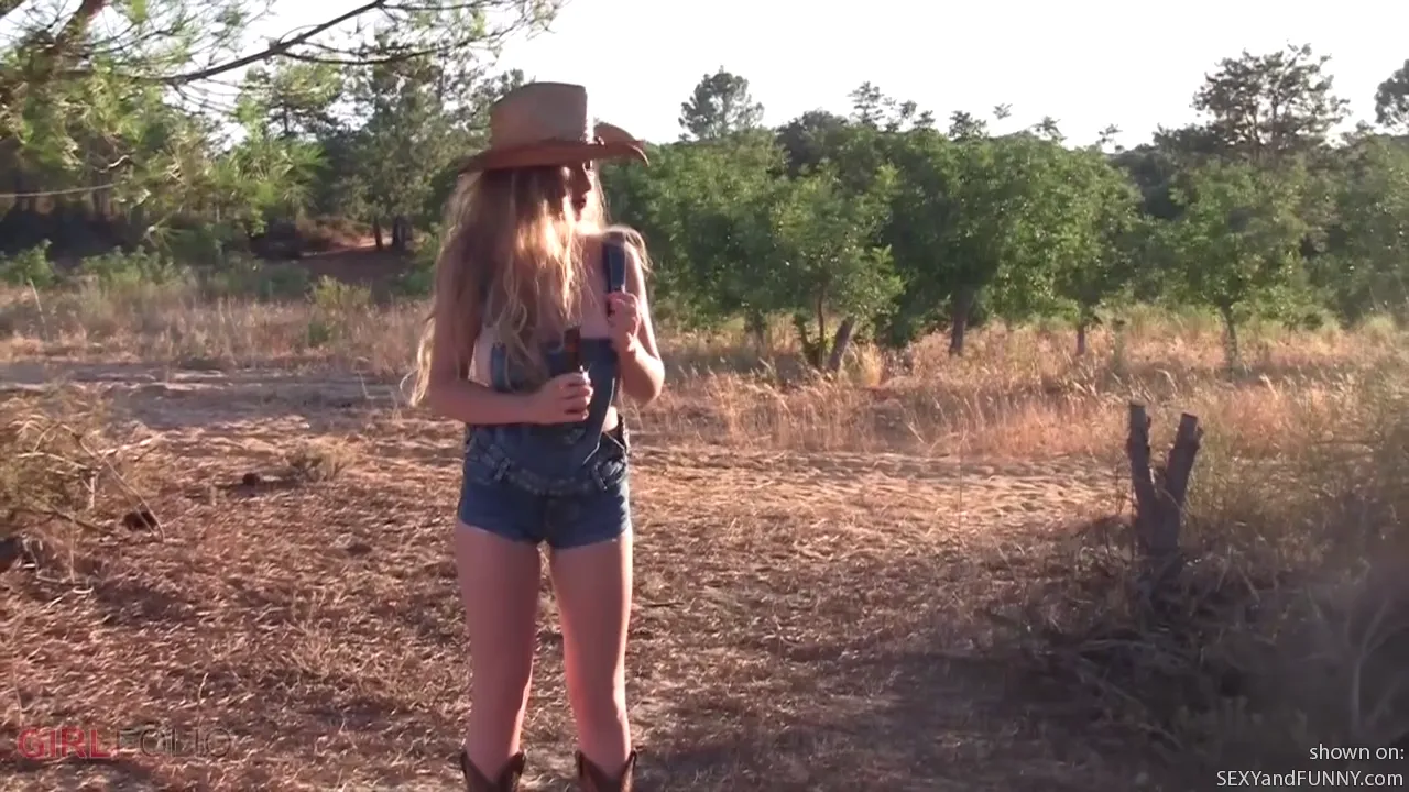Holly Enjoying a Sunset Beer