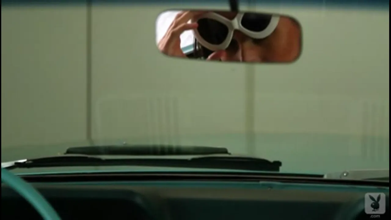 Jade Elizabeth Naked in a Convertible