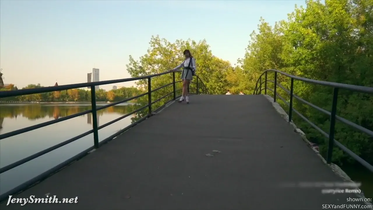Jeny Flashing in the Woods & the City