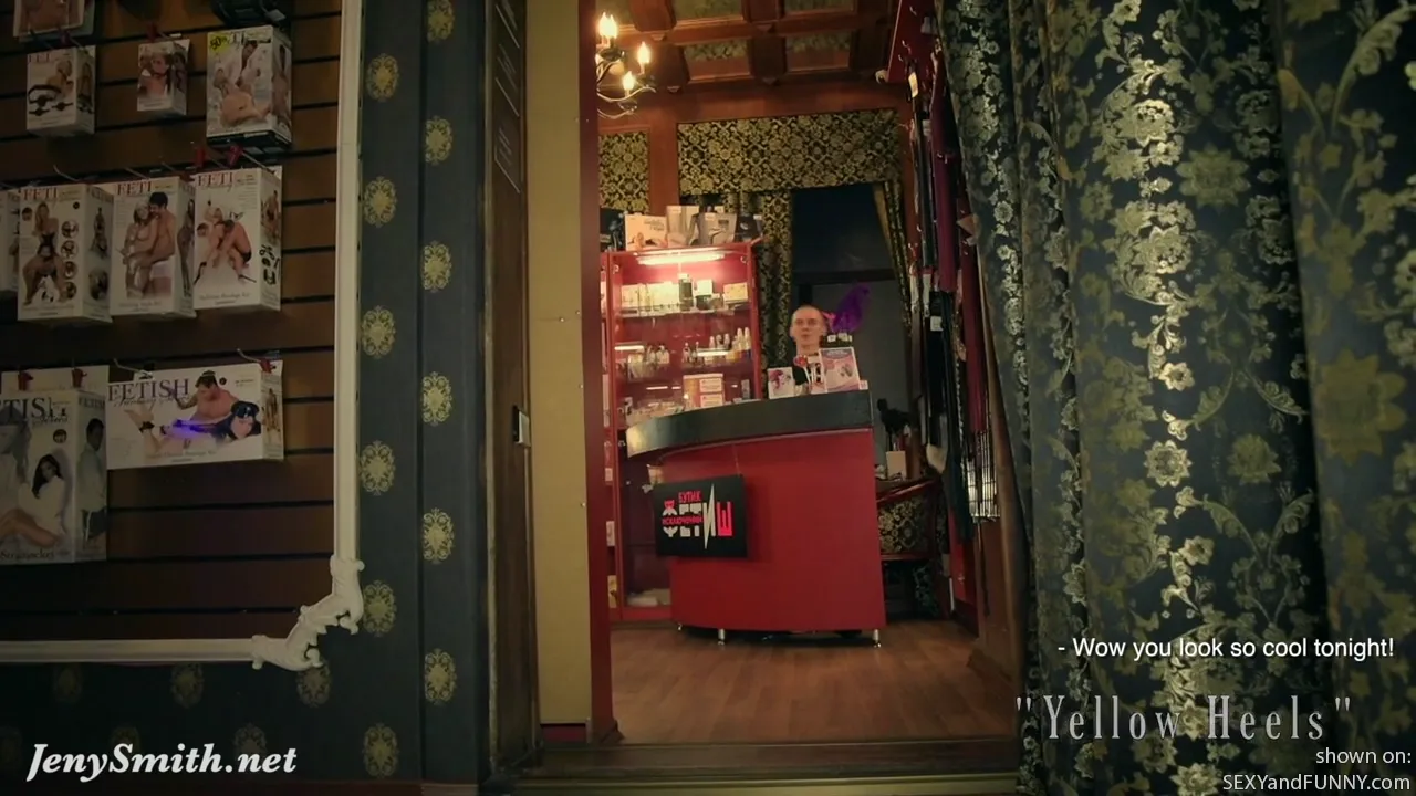Jeny Naked at the Sex Shop