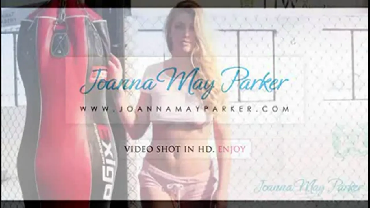 Joanna May Parker Takes Her Top Off Next to a Boxing Bag