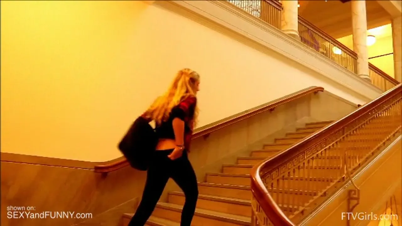 Kendra Flashes in the Library