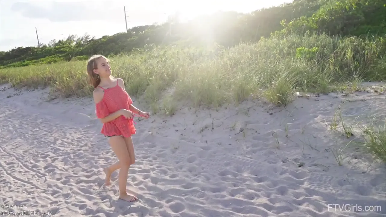 Kristy DGAF at the Beach