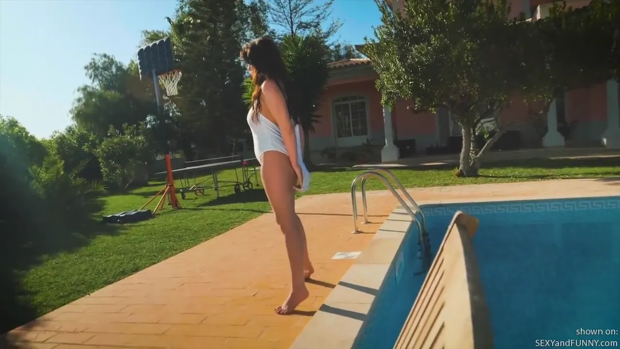 Kym at the Pool