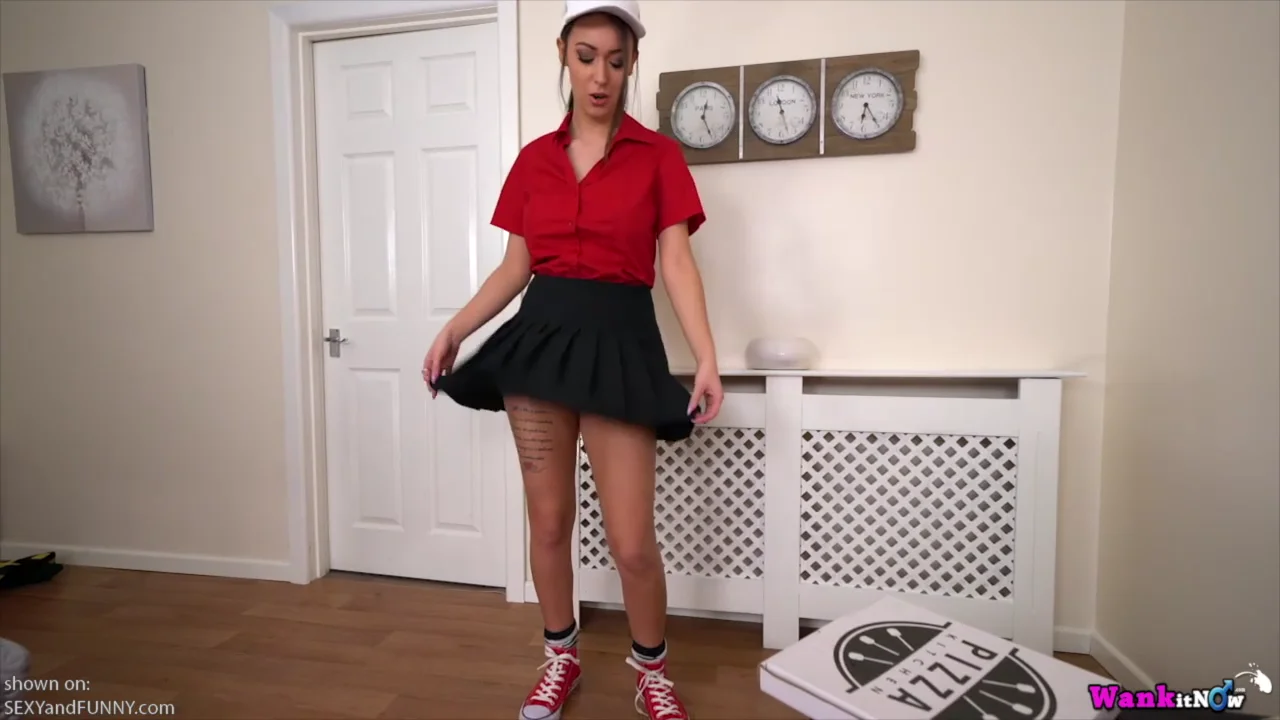 Lauren Delivering Pizza